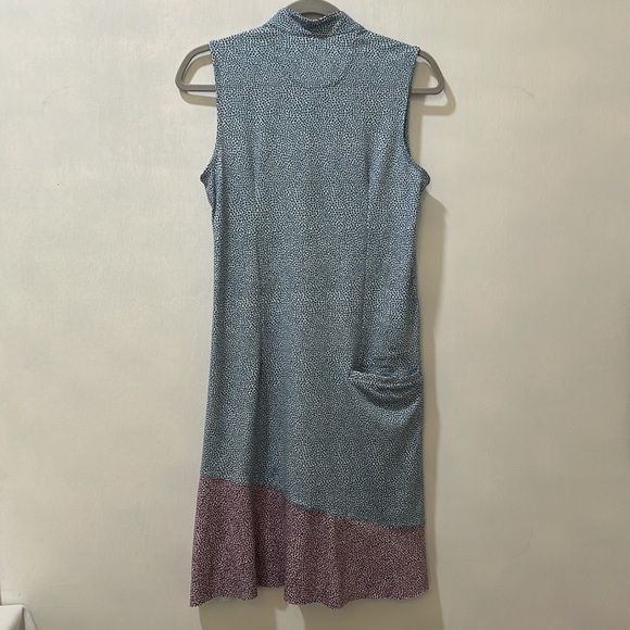 GREN NORMAN ML75 PIAZZA SLEEVELESS FLOUNCE GOLF DRESS WOMEN Sz S/P STRETCH - Picture 3 of 13